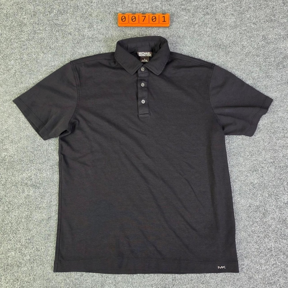 Michael Kors Mens Black Polo T shirt  Size Small